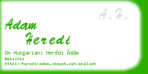 adam heredi business card